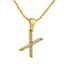 X zawieszka / 0,09 ct.
